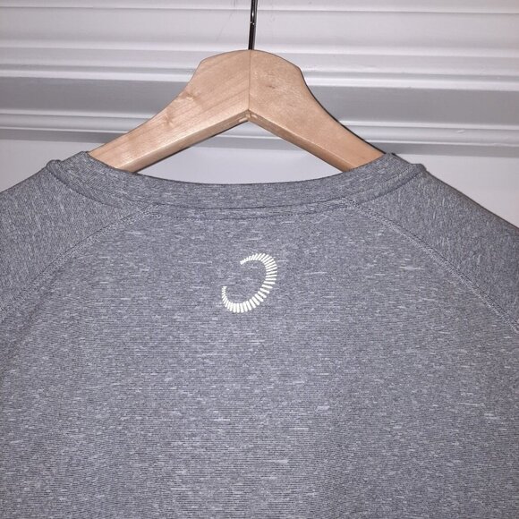 Zero Restriction Shirt Mens Large Gray Performance Golf Sweater Crewneck Logo - Picture 8 of 14